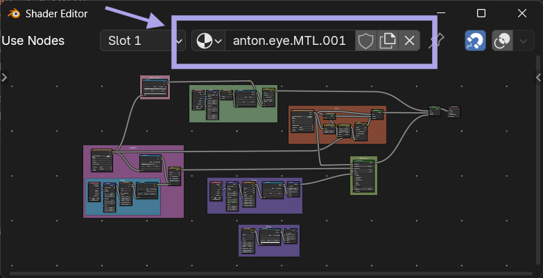 An example of a material collection hierarchy.